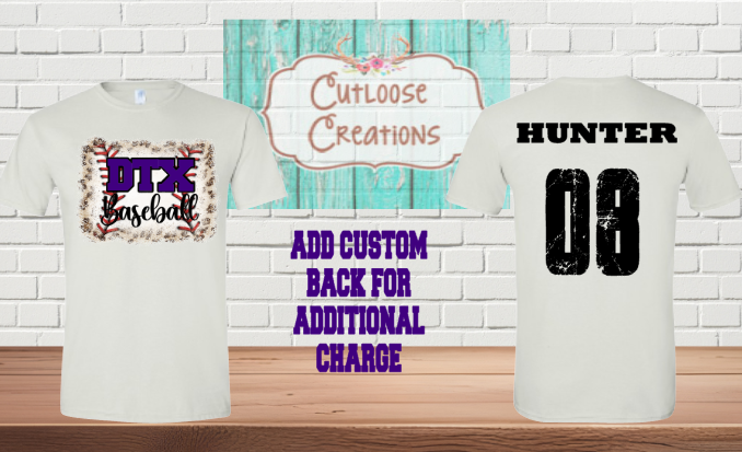 DTX Baseball Leopard Performance DRIFIT T-Shirt (4 Colors)