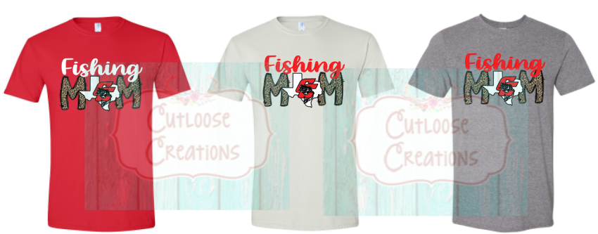 Fishing Mom Tee (3 Colors)