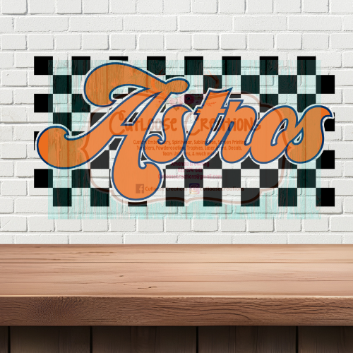 Astros Checkered