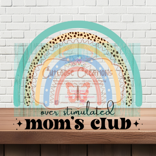 Over Stimulated Mom's Club Rainbow (Color)