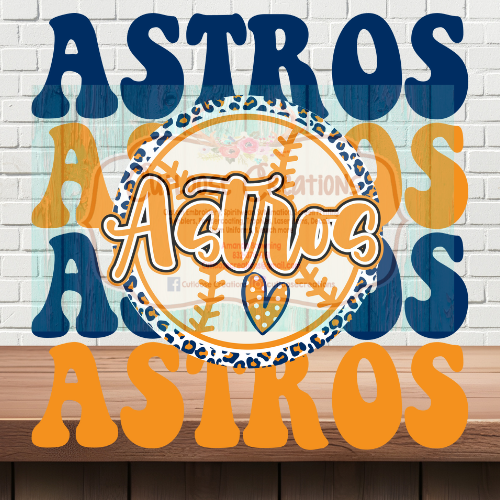 Retro Leopard Astros