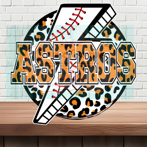 Lighting Leopard Retro Astros