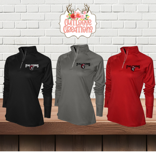 Falcons 1/4 zip Pullover LADIES (3 Colors)