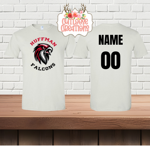 Huffman Falcons Cotton Tshirt Printed (4 Colors)