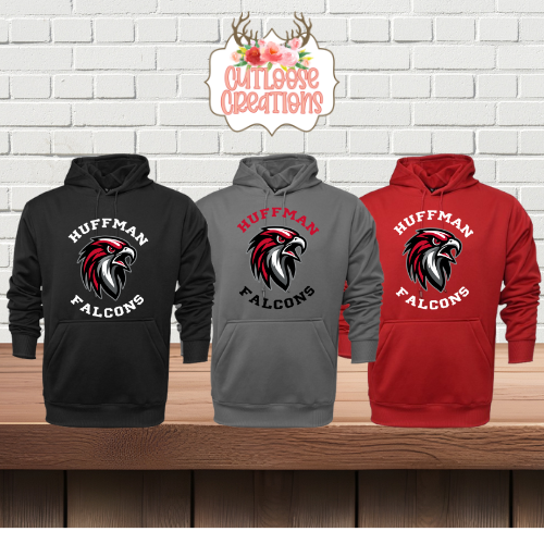 Huffman Falcons DRIFIT Hoodie Printed (3 Colors)