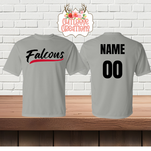 Falcons Jersey Logo Cotton Tshirt Printed (4 Colors)