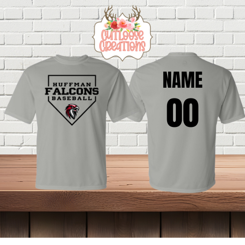 Falcons Baseball Home Plate DRIFIT Short Sleeve Printed (4 Colors)