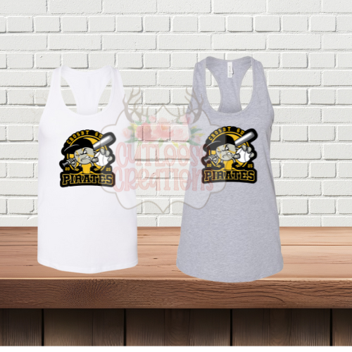 Crosby 6U Pirates Razorback Tank Tops (Women) (2 Color Options)