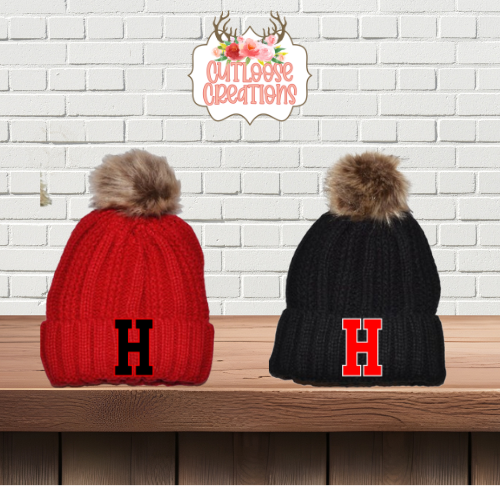 H Logo Puff Beanies Embroidered (2 Colors)