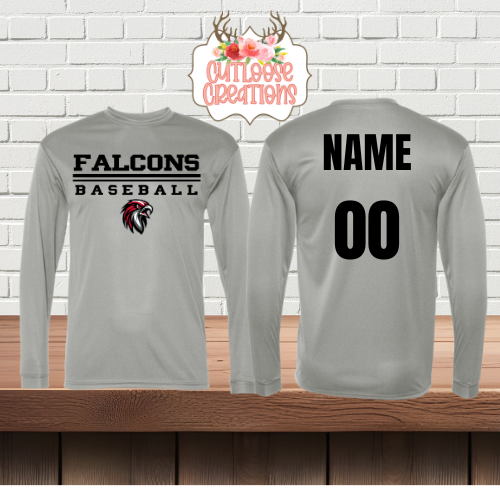 Falcons Baseball DRIFIT Long Sleeve (4 Colors)