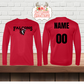 Falcons Long Sleeve Cotton T-shirt Printed (4 Colors)