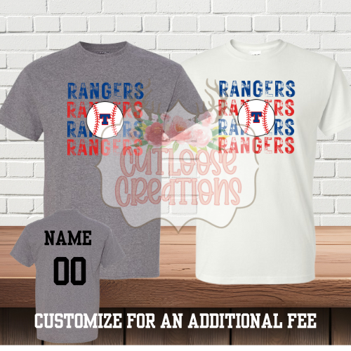 Baytown LL M2 Rangers Cotton T-shirt (2 Colors)