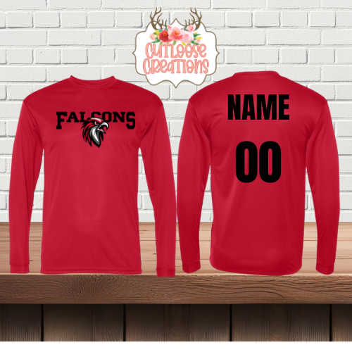 Falcons DRIFIT Long Sleeve Printed (4 Colors)