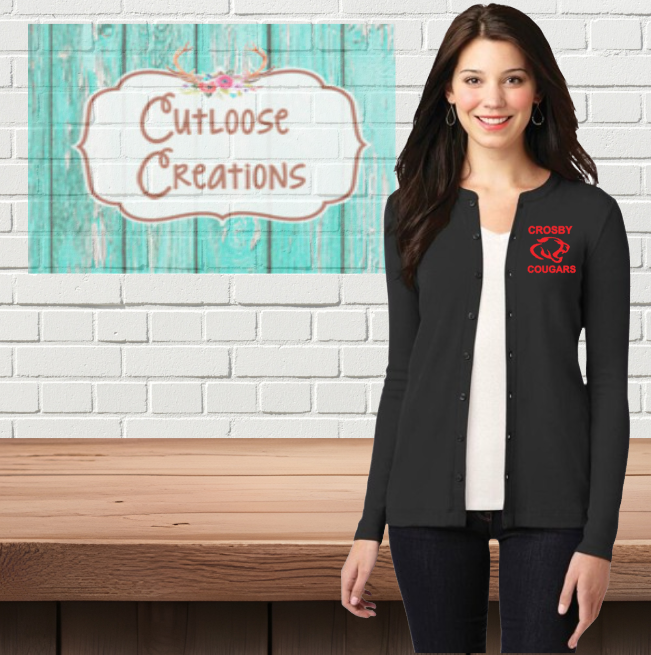 Crosby Cougar BLACK Cardigan