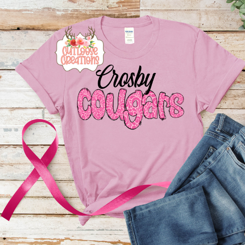 Crosby Cougar Pink Out Tee (4 Colors)