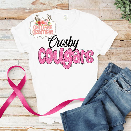 Crosby Cougar Pink Out Tee (4 Colors)