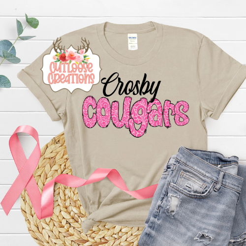 Crosby Cougar Pink Out Tee (4 Colors)