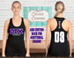 DTX Baseball Razorback Tank Tops (Women) (4 Color Options)