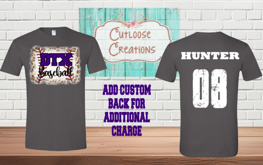 DTX Baseball Leopard Performance DRIFIT T-Shirt (4 Colors)