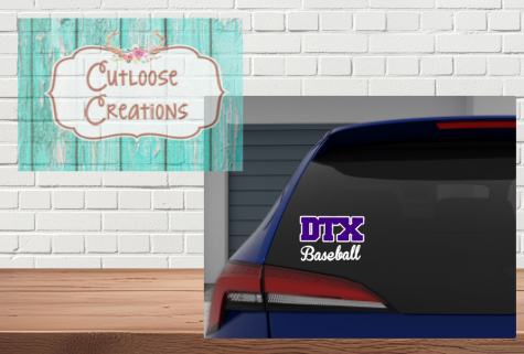 DTX Baseball Car Decal