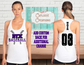 DTX Baseball Split Razorback Tank Tops (Women) (4 Color Options)