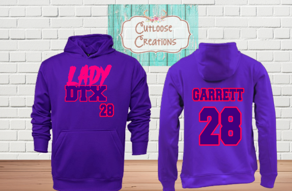 Lady DTX Purple Performance Hoodie