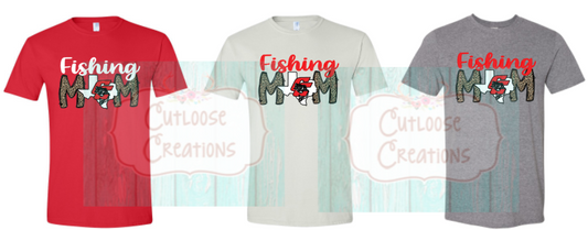 Fishing Mom Tee (3 Colors)