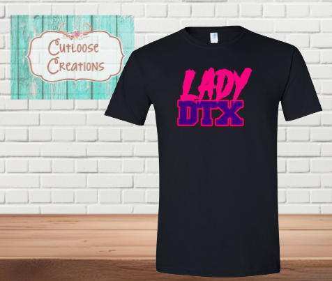 Lady DTX Black T-Shirt