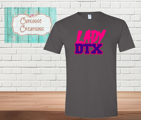 Lady DTX Charcoal T-Shirt