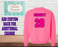 Leopard Lady DTX Sweatshirt Safety Pink