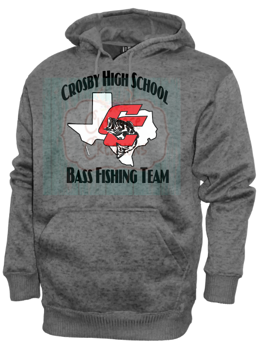 CHS Bass Fishing Team DRIFIT Hoodies with Logo (2 Colors)