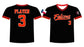 Huffman Falcons Baseball VNECK Game Day Jersey (Full Sublimation) (3 Colors)