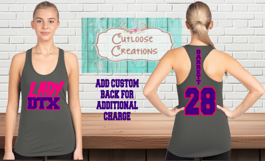 Lady DTX Razorback Tank Tops (Women) (5 Color Options)
