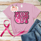 Pink Out Retro Football Happy Face Tee (3 Colors)