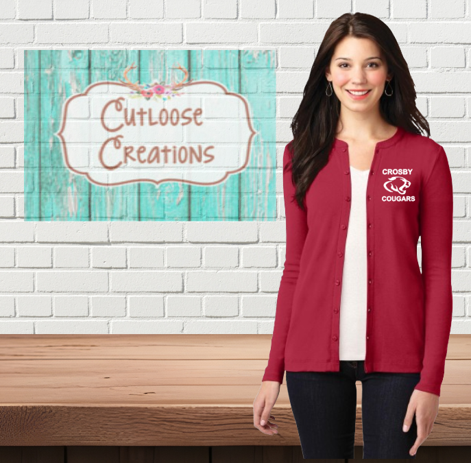 Crosby Cougar RED Cardigan