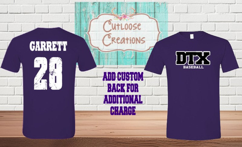 DTX Baseball Purple T-Shirt